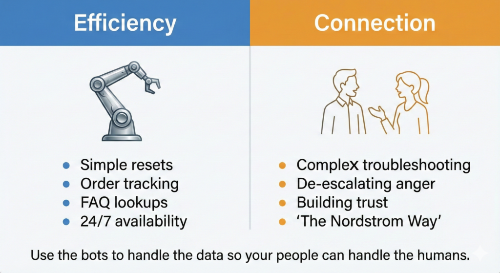 CSM efficiency vs connections